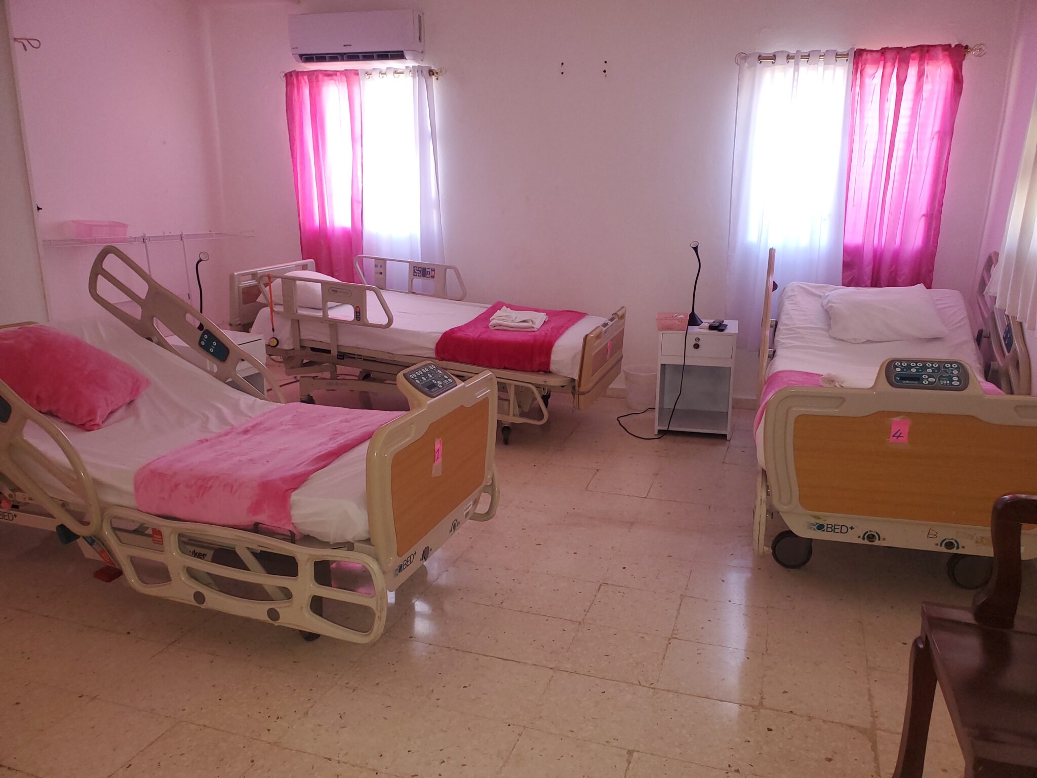 room to stay at family recovery house in the dominican republic